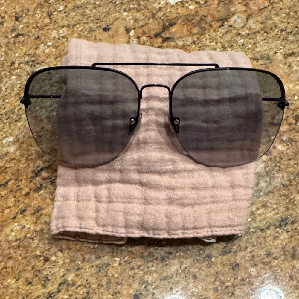 Tom Ford Black Aviator Sunglasses